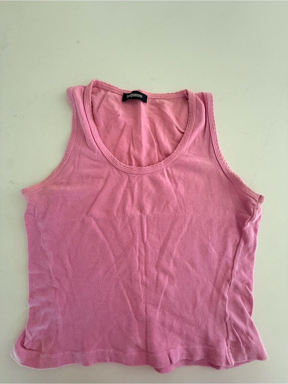 Vintage Sinequanone Pink Sleeveless Tank Top